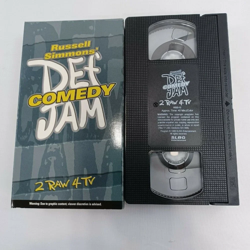 Russell Simmons Def Comedy Jam 2 Raw 4 TV VHS Tape